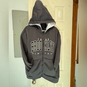 SHEIN Dark Gray Brooklyn Hoodie